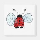Recherche de coccinelle rouge magnets Dessin
