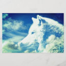 Recherche de loup papier à lettre Tête de loup