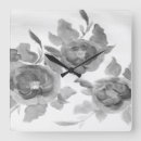 Recherche de aquarelle florale horloges Décoration intérieure