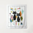 Recherche de de chat noir art Bleu