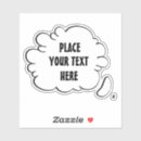 Recherche de bulle pensée autocollants Bulle de discours