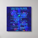 Suche nach ruhe… dann poster leinwandbilder Blau