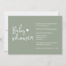 Recherche de vert baby shower invitations Minimum