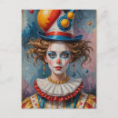 Recherche de clowns cartes postales Unique
