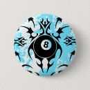 Recherche de boule de billard badges Huit boules