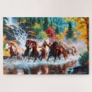 Recherche de cheval mustang puzzles Galop