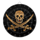 Recherche de pirates jeux de fléchettes Crâne et os croisés