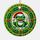 Recherche de grenouille père ornements Xmas
