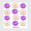 Recherche de lotus rose autocollants Fleurs