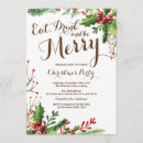 Recherche de joyeux invitations Rouge et vert