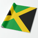 Recherche de drapeau jamaïque papier cadeau Caraïbes
