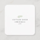Recherche de cottage chic cartes visite Rustique
