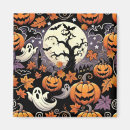 Recherche de batte de halloween magnets Citrouille