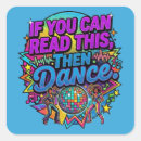 Recherche de danse disco disco autocollants Coloré