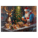 Recherche de père noël planches à découper Renne