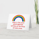 Suche nach für ihn wird geschrieben karten Regenbogen