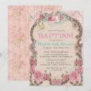 Recherche de vintage baptême invitations Floral