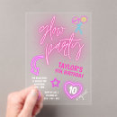 Recherche de fluorescent invitations Fille