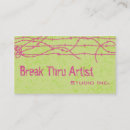 Recherche de artiste studio cartes visite Rose