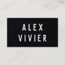 Recherche de typographie classique cartes visite Professionnel