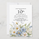 Recherche de fleurs blanches bleues invitations Couple