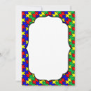 Recherche de puzzle invitations Motif