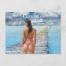 Recherche de fille bikini cartes postales Tropical