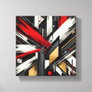 Suche nach schwarz rot gold leinwandbilder Abstrakt