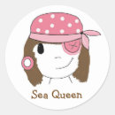 Recherche de pirate rose autocollants Enfants