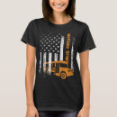 Recherche de chauffeur de bus tshirts Drapeau