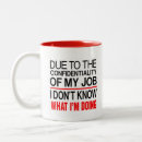 Recherche de job tasses Drôle