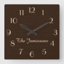 Recherche de toile jute horloges Brun