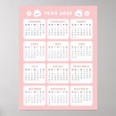 Recherche de calendrier annuel posters Simple