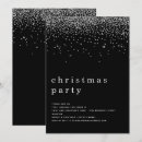 Recherche de noires et argentées invitations Contemporain