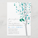 Suche nach blauer pfau einladungen Aquamarin