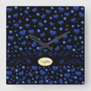 Suche nach blaues herz wanduhren Glitzer