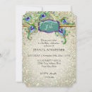 Recherche de paon anniversaire invitations Étincelant