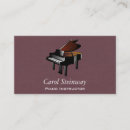 Recherche de instructeur de piano cartes visite Enseignant