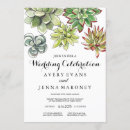 Recherche de succulent plant mariage invitations Floral