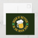 Recherche de pub irlandais cartes postales Bière