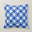 Recherche de damier blanc coussins Bleu et blanc
