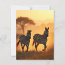 Recherche de animaux savane cartes postales Zèbre