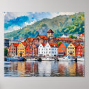 Suche nach europäische städte poster Aquarell