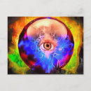 Recherche de boule de cristal cartes postales Magie