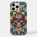 Recherche de crâne de sucre iphone coques Motif