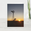 Recherche de moulins vent vœux cartes Coucher de soleil