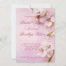 Recherche de cherry blossom bridal shower invitations Élégant