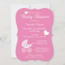 Recherche de adorable baby shower fille invitations Poussette