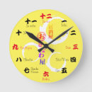 Recherche de chiffres japonais horloges Asiatique