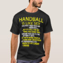 Recherche de joueur drôle de handball tshirts Mignon
